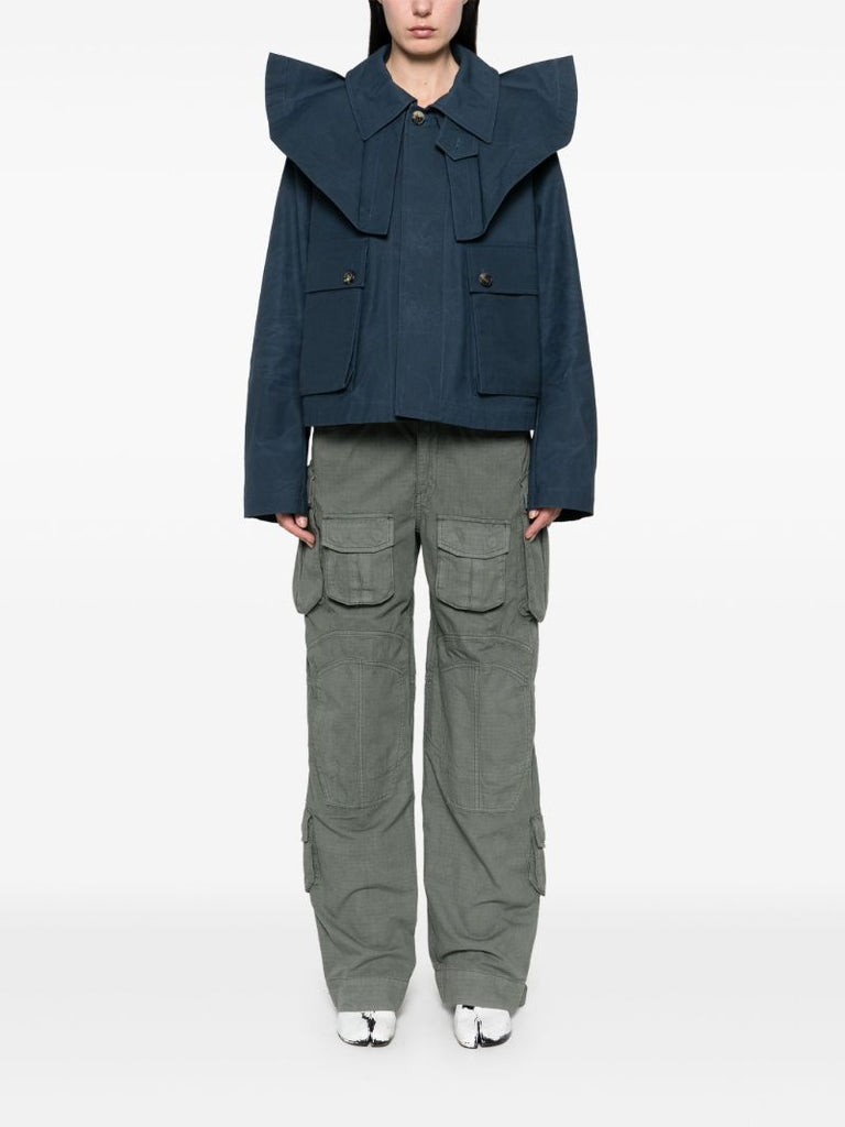 Cropped Trench Jacket