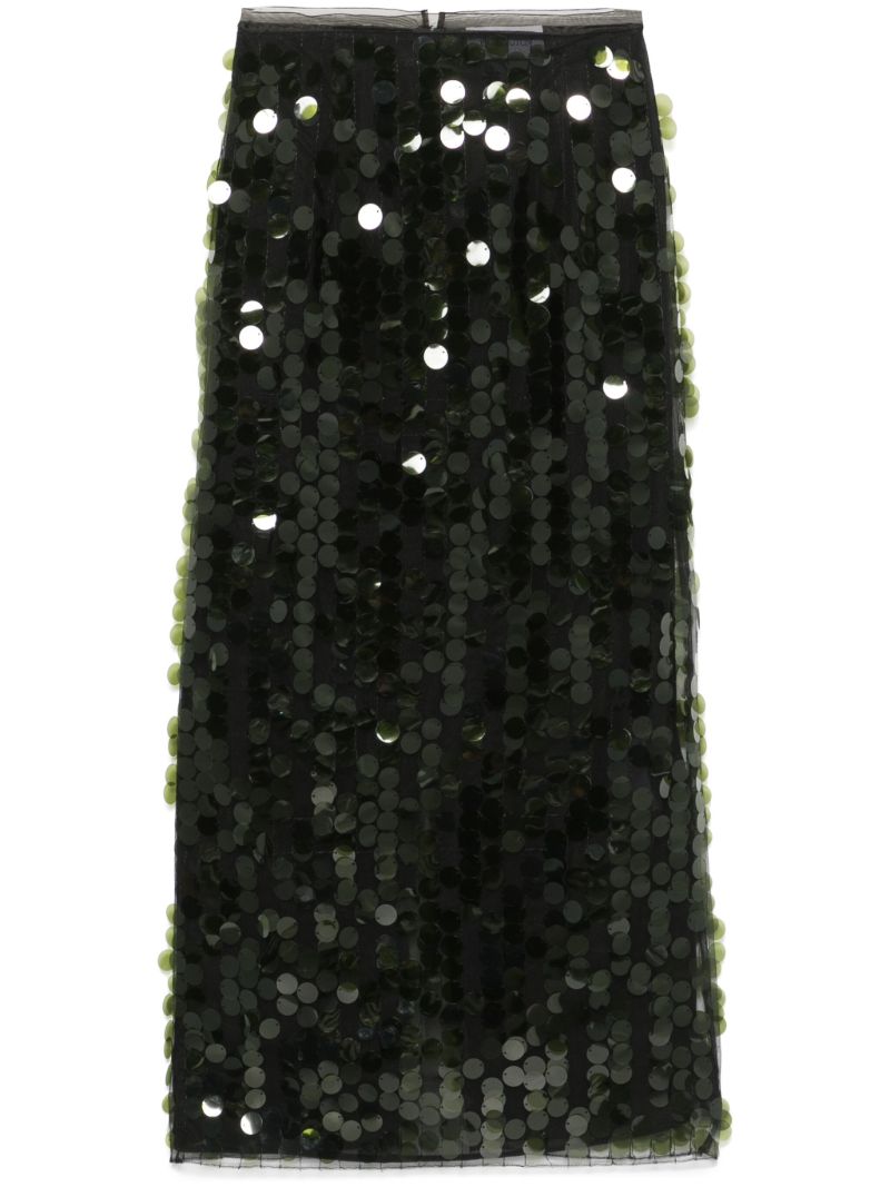Sequinned Midi Skirt