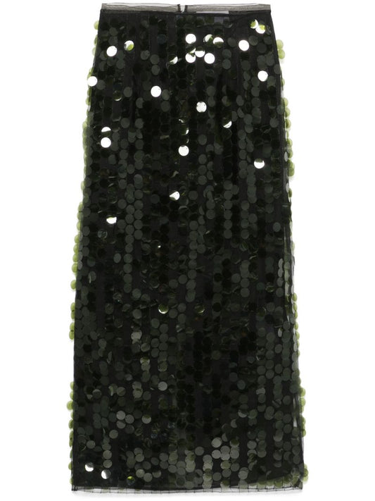 Sequinned Midi Skirt