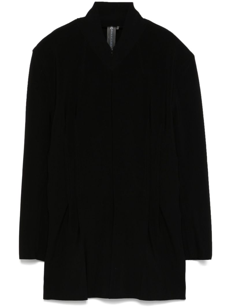 Black Zip-up Dress