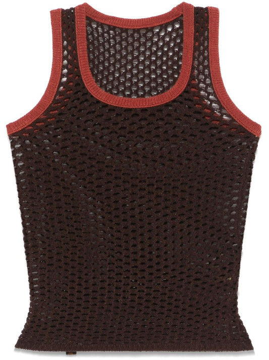 Contrast-trim Tank Top