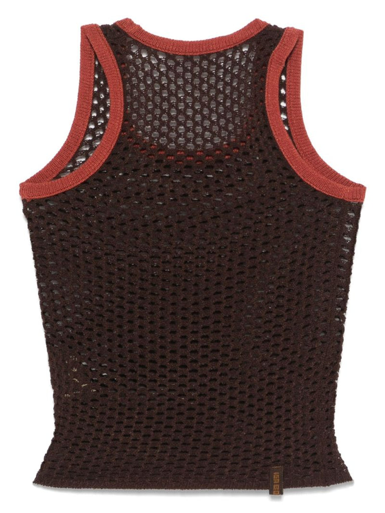 Contrast-trim Tank Top