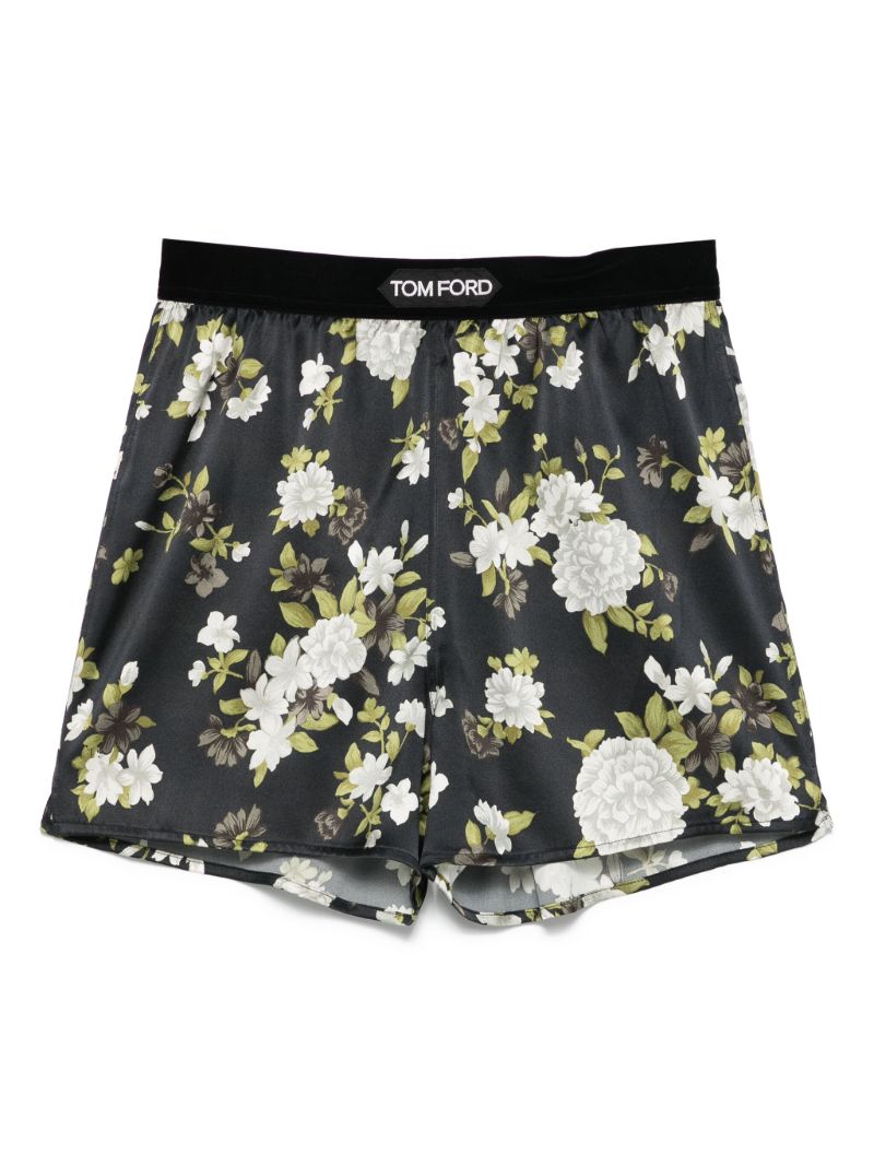 Floral-print Pyjama Shorts