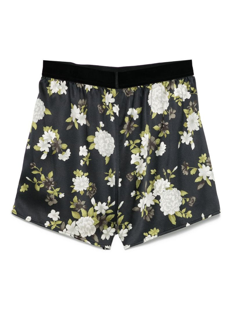 Floral-print Pyjama Shorts