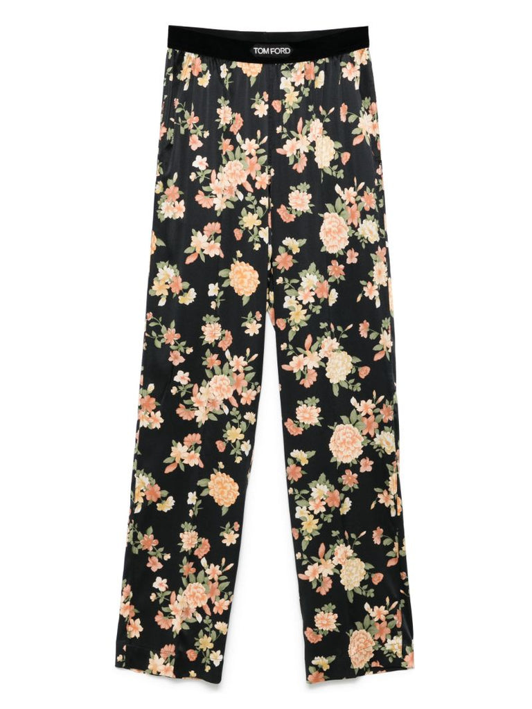 Floral-print Pyjama Trousers