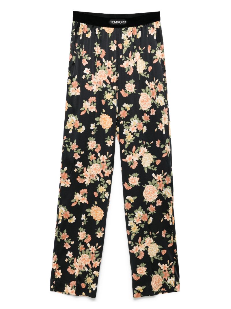 Floral-print Pyjama Trousers