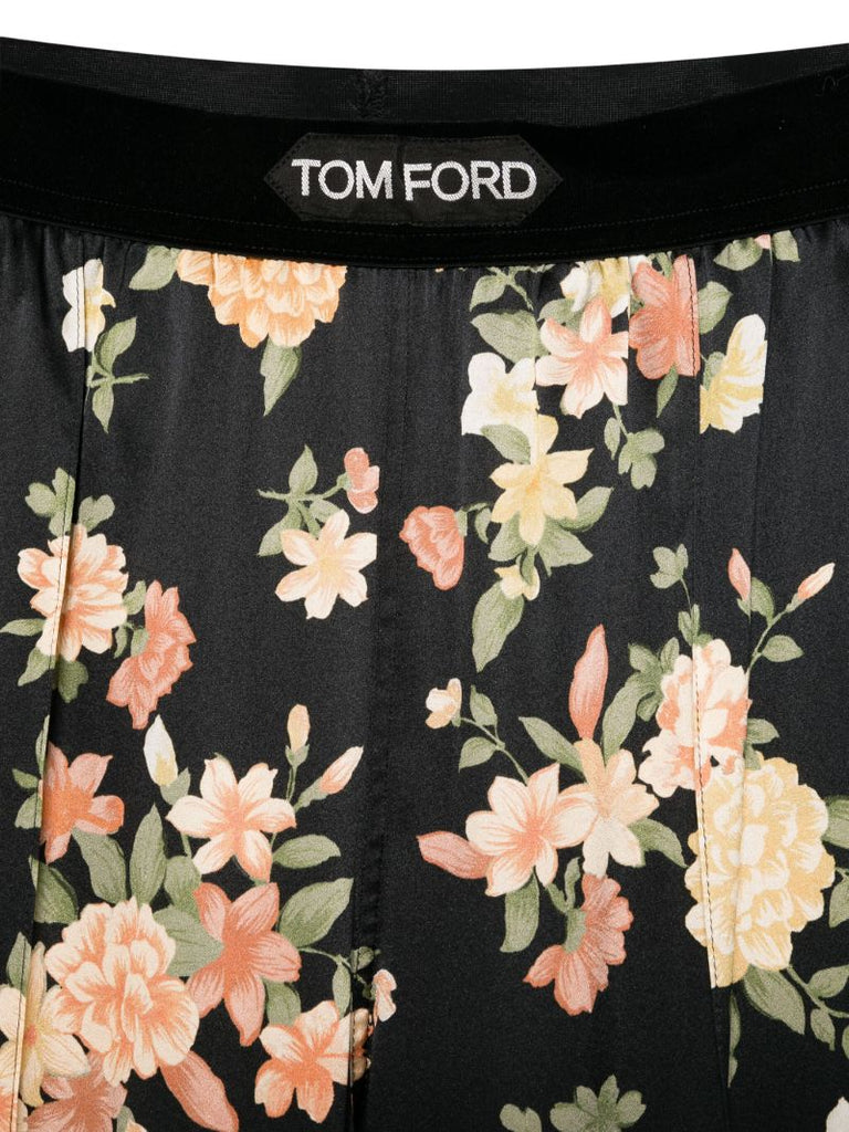 Floral-print Pyjama Trousers