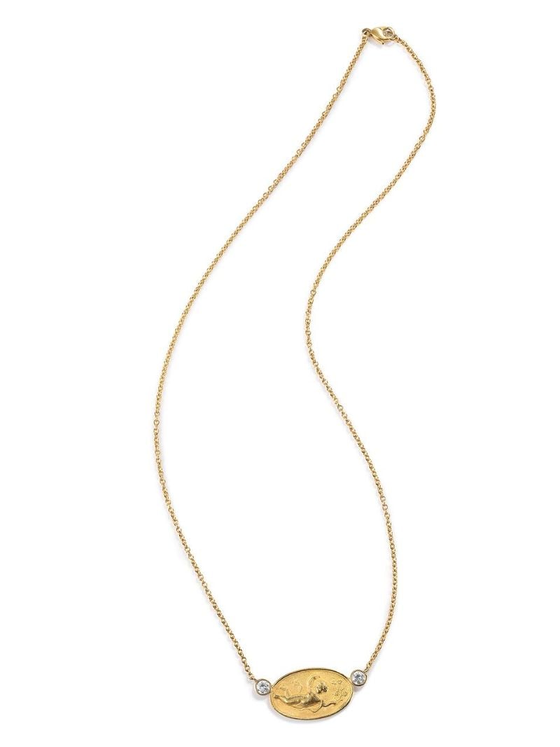 18kt Yellow Gold Ninfa Diamond Necklace