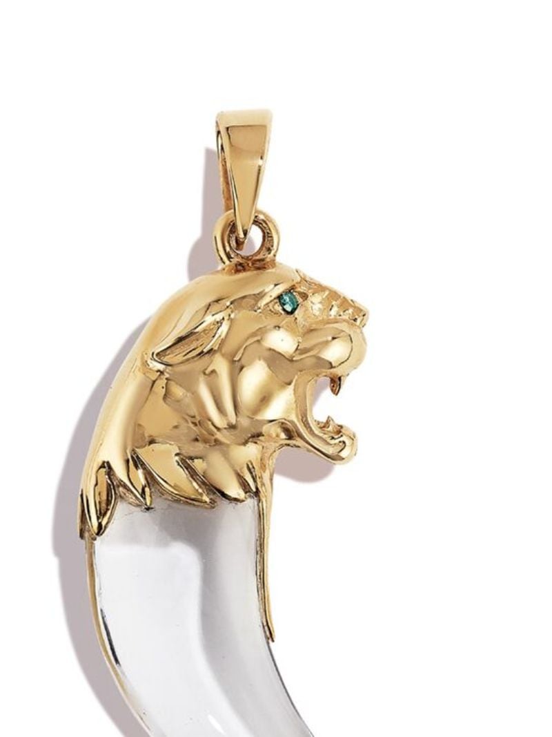 18kt Yellow Gold Giaguaro Diamond Pendant