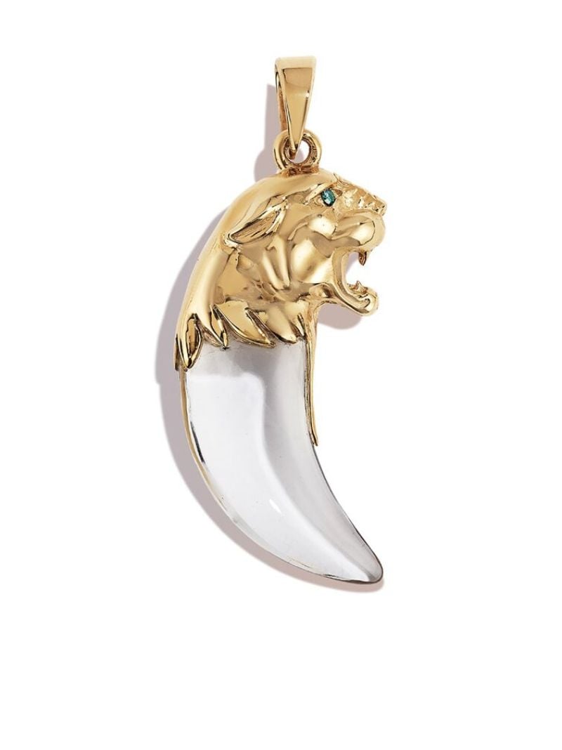 18kt Yellow Gold Giaguaro Diamond Pendant