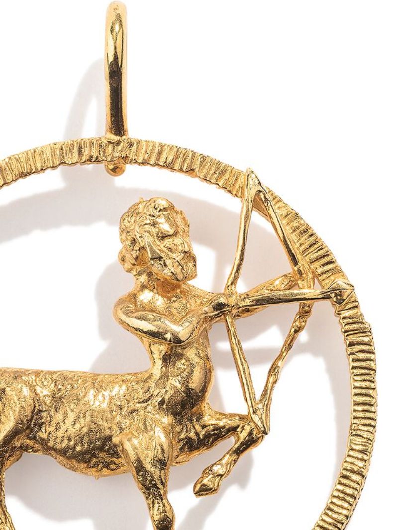 18kt Yellow Gold Sagittarius Pendant