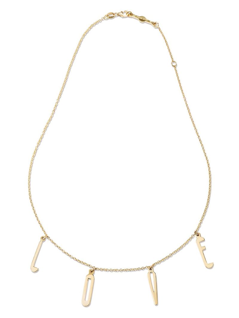 18kt Yellow Gold Love Necklace