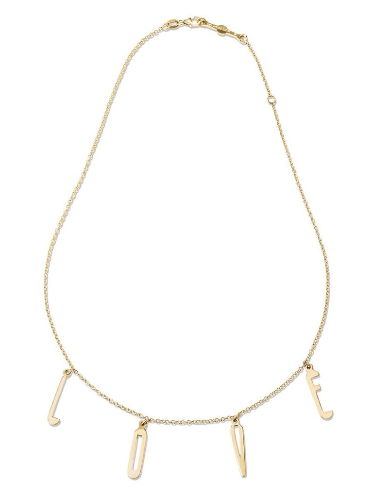 18kt Yellow Gold Love Necklace