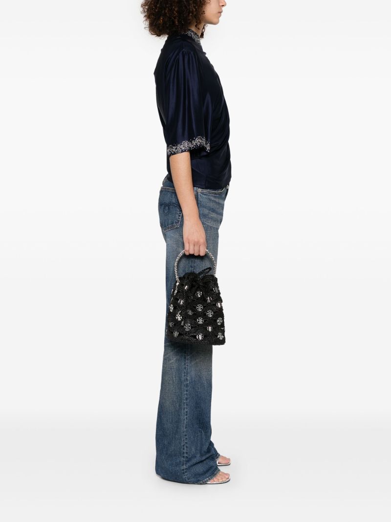 Raffia Bucket Bag