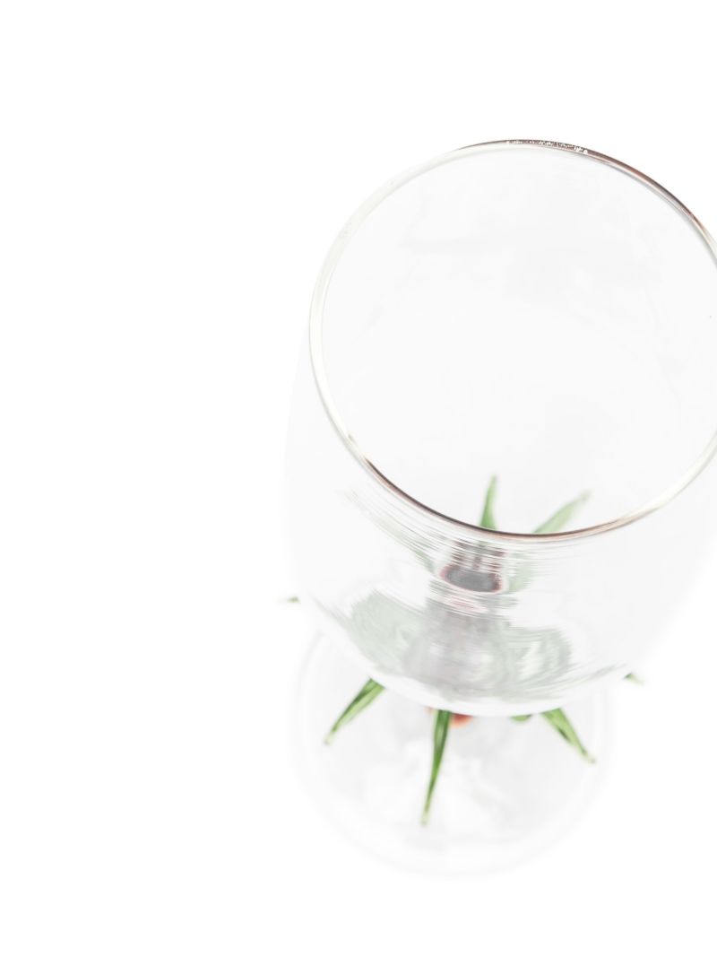 Brown Palm Tree Glass