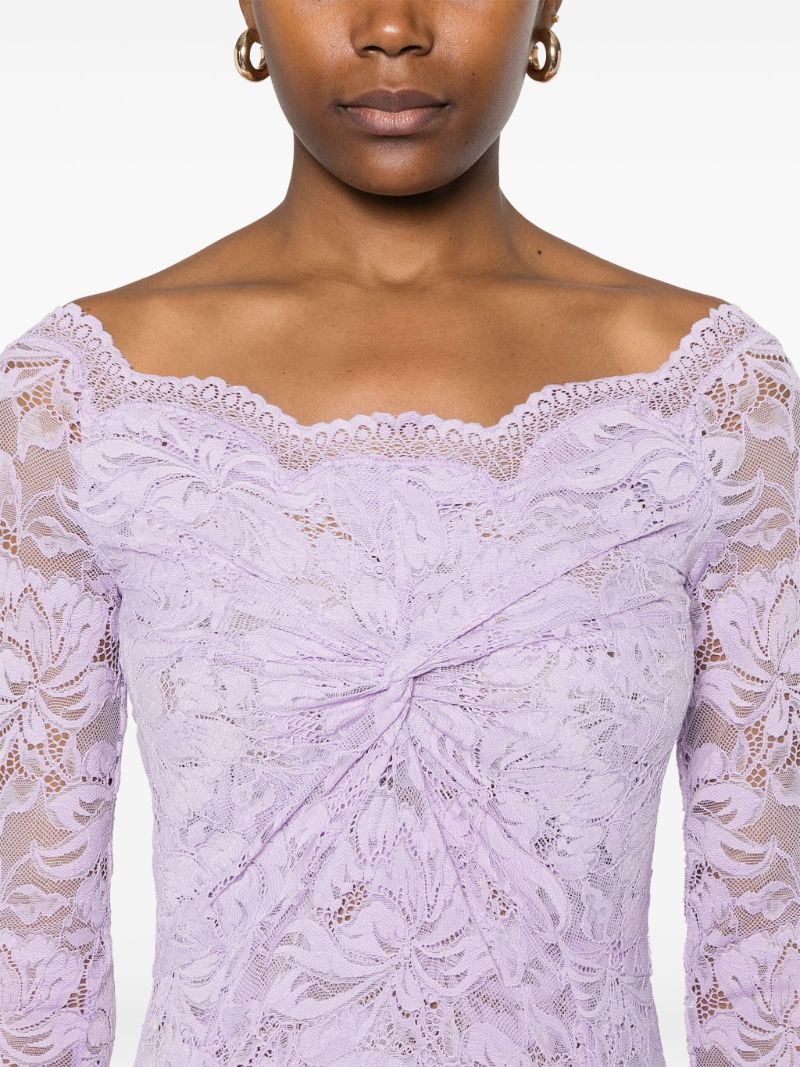 Purple Lace Dress