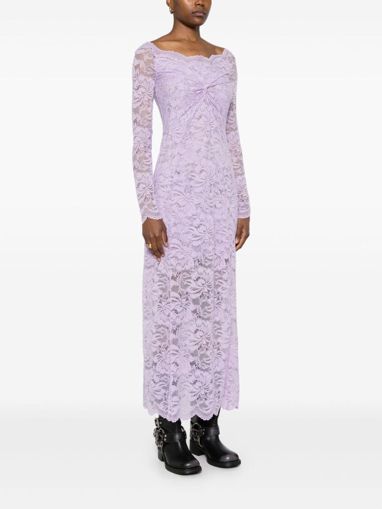 Purple Lace Dress