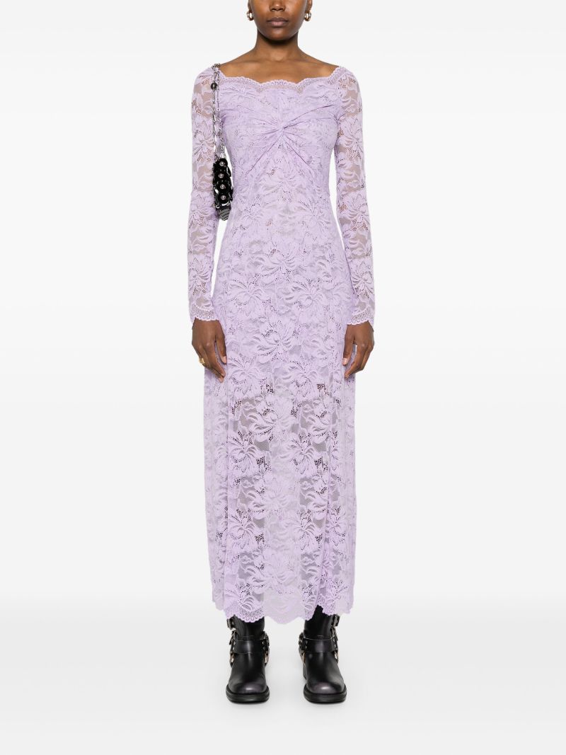Purple Lace Dress