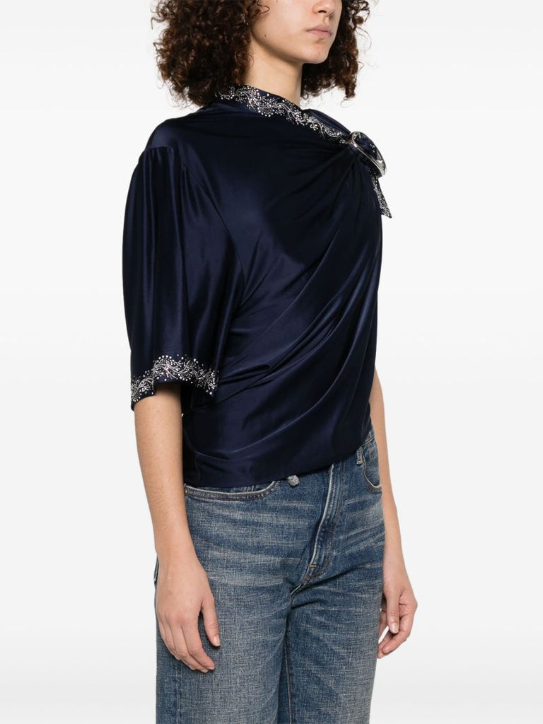 Buckle-detail Top