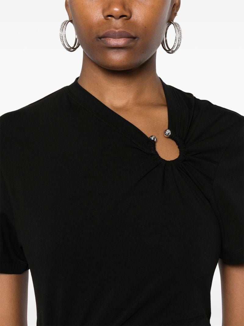 Black Draped Dress