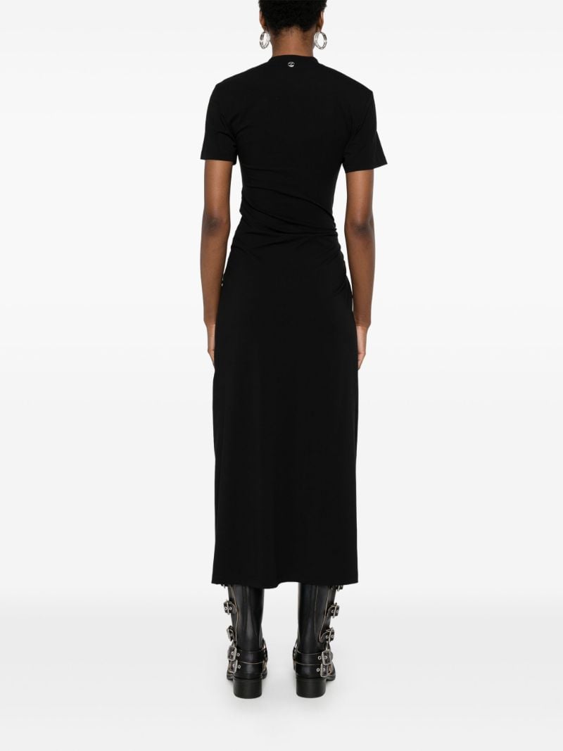Black Draped Dress