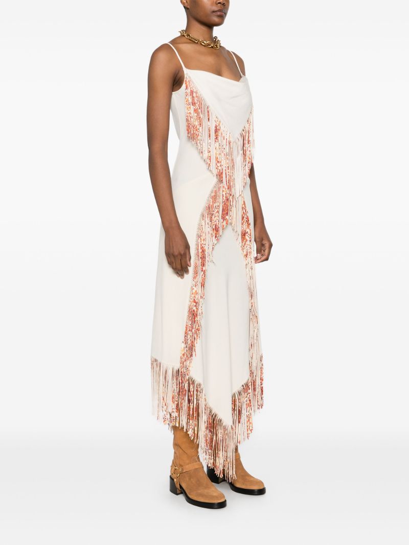 Fringed Maxi Dress