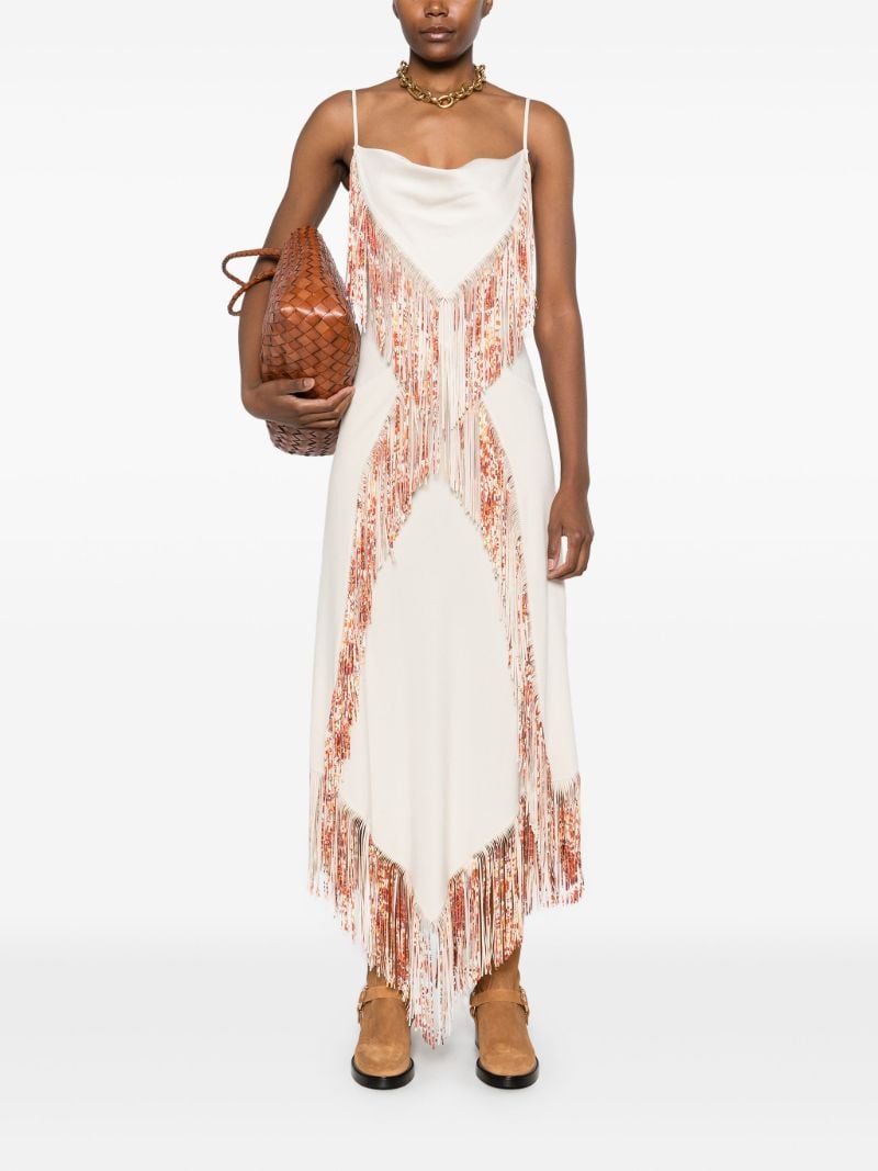 Fringed Maxi Dress