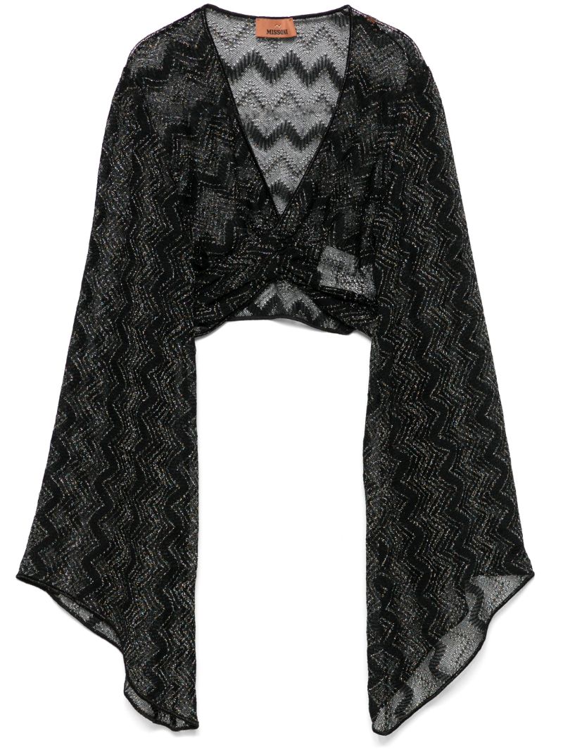 Crochet-knit Cropped Top