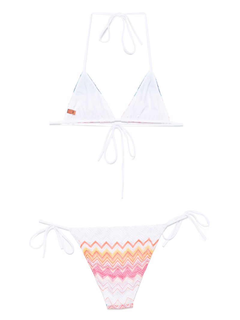 Zigzag Lurex Bikini Set