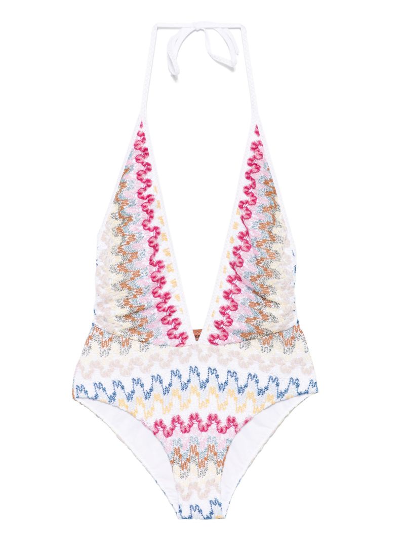 Zigzag-woven Swimsuit