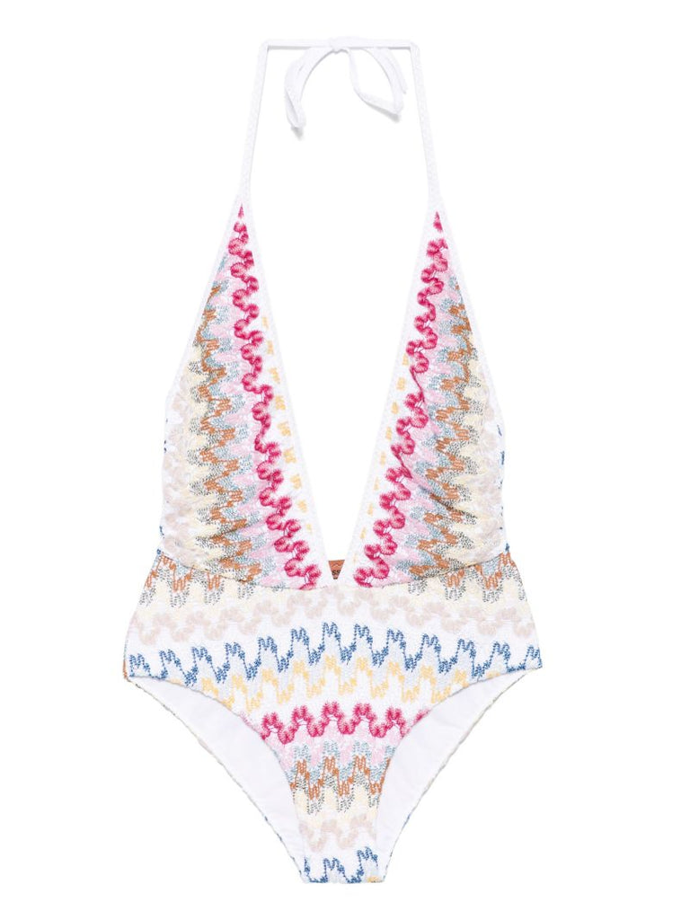 Zigzag-woven Swimsuit