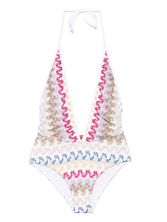 Zigzag-woven Swimsuit