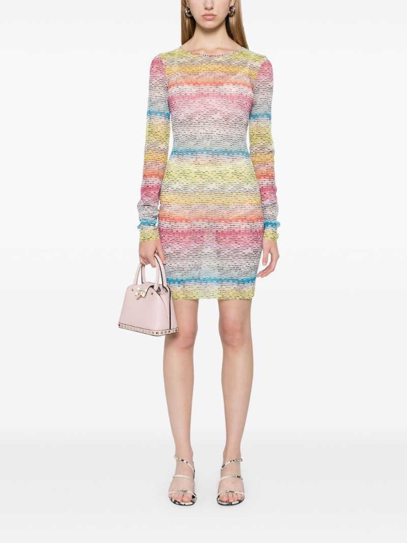 Zigzag-print Mini Dress