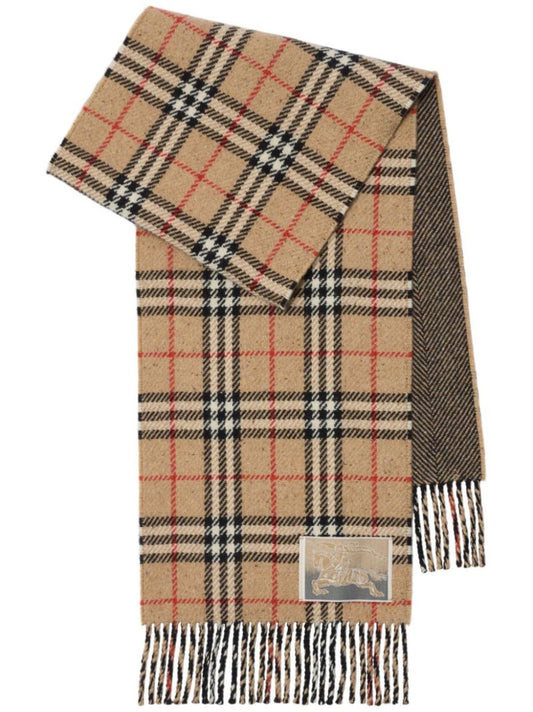 Reversible Checked Scarf