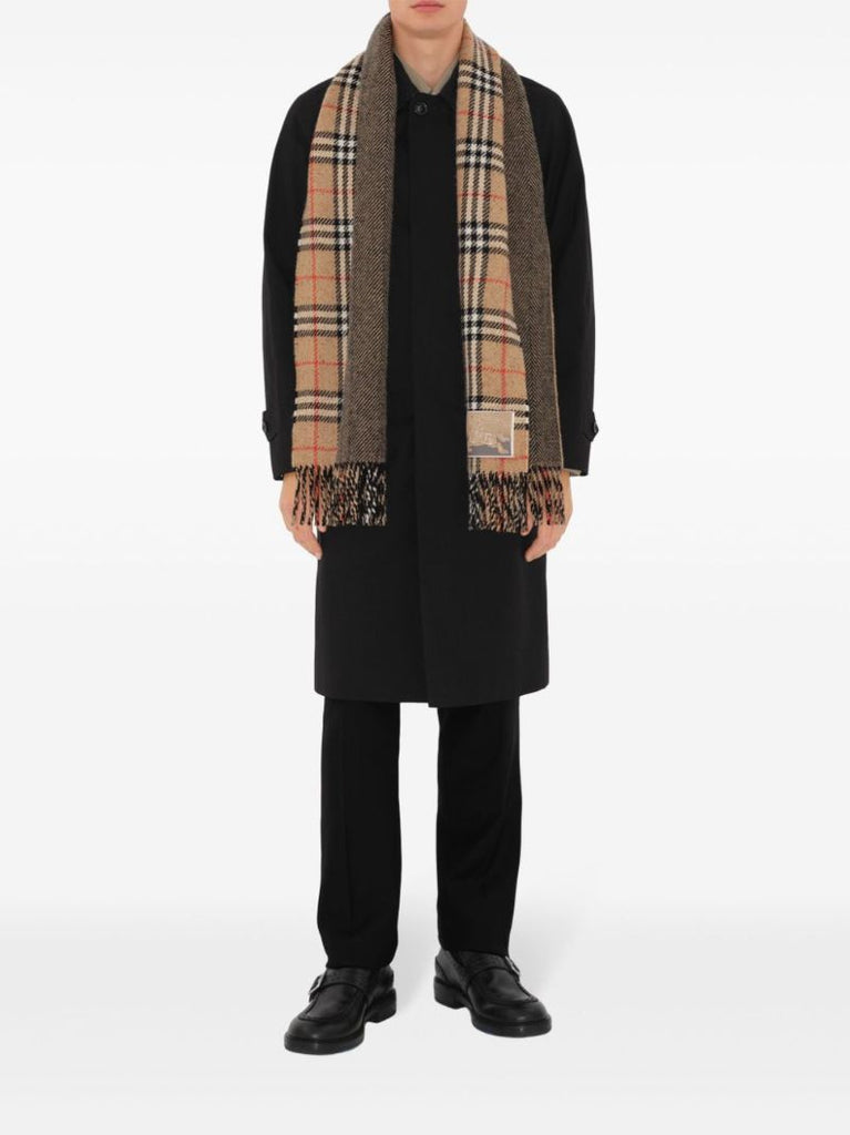 Reversible Checked Scarf