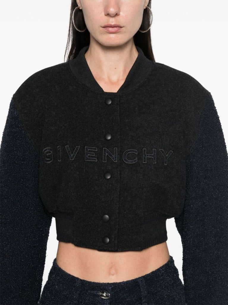 Cropped Bomber Jacket