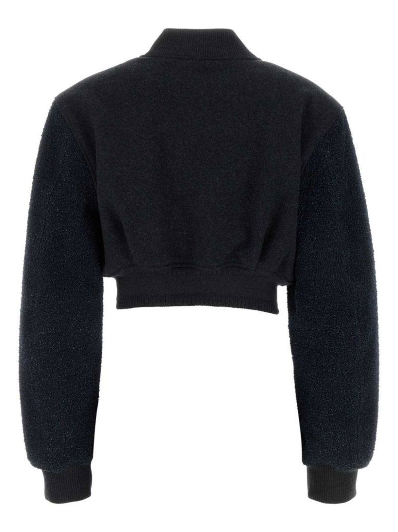 Cropped Bomber Jacket