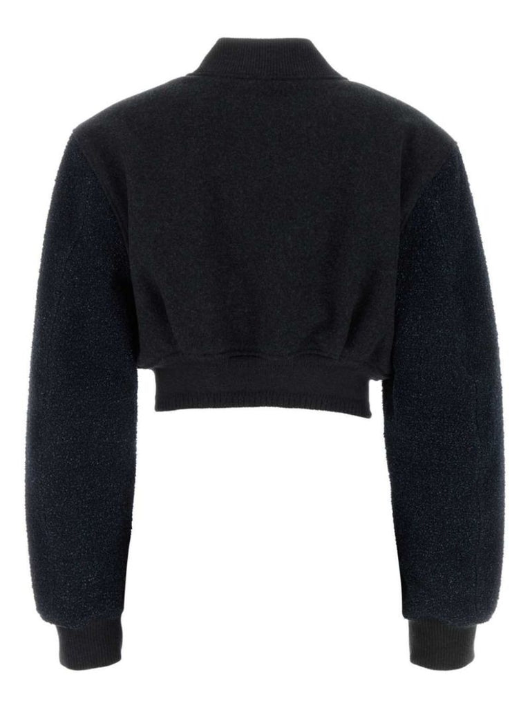 Cropped Bomber Jacket