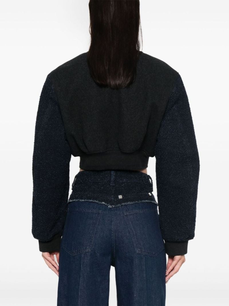 Cropped Bomber Jacket
