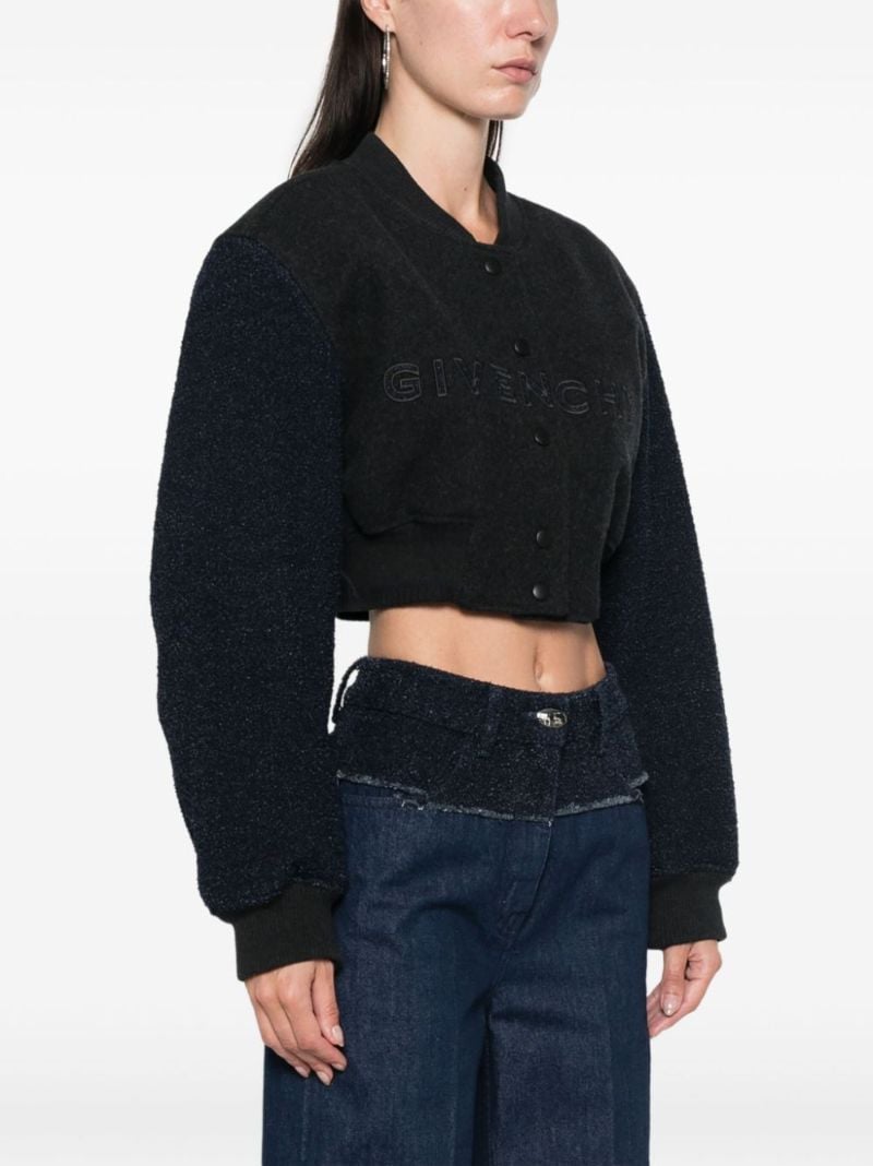 Cropped Bomber Jacket