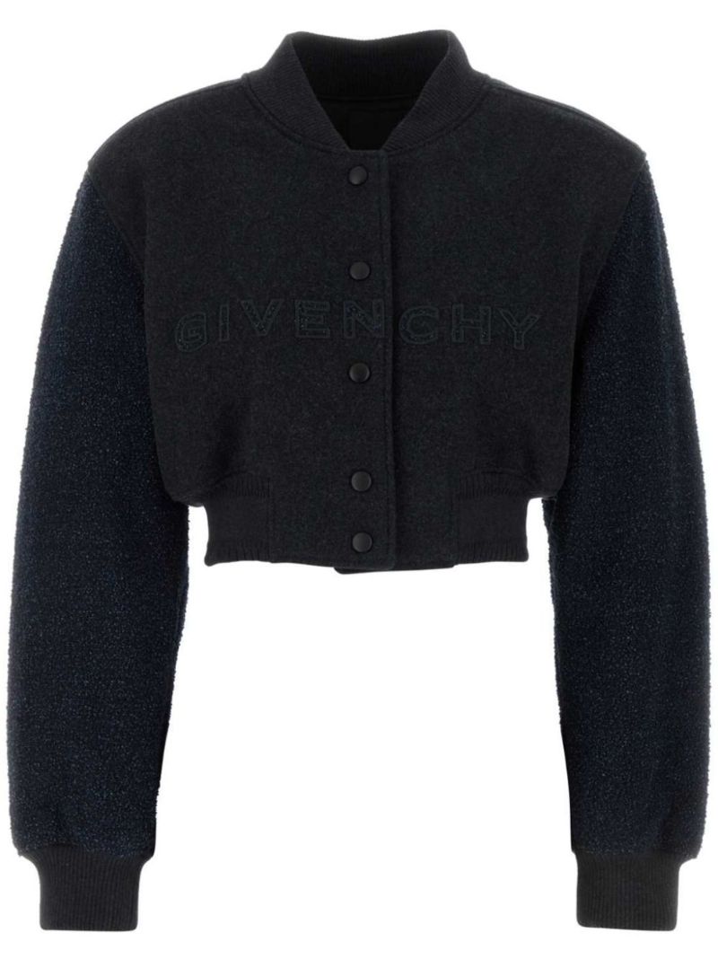 Cropped Bomber Jacket