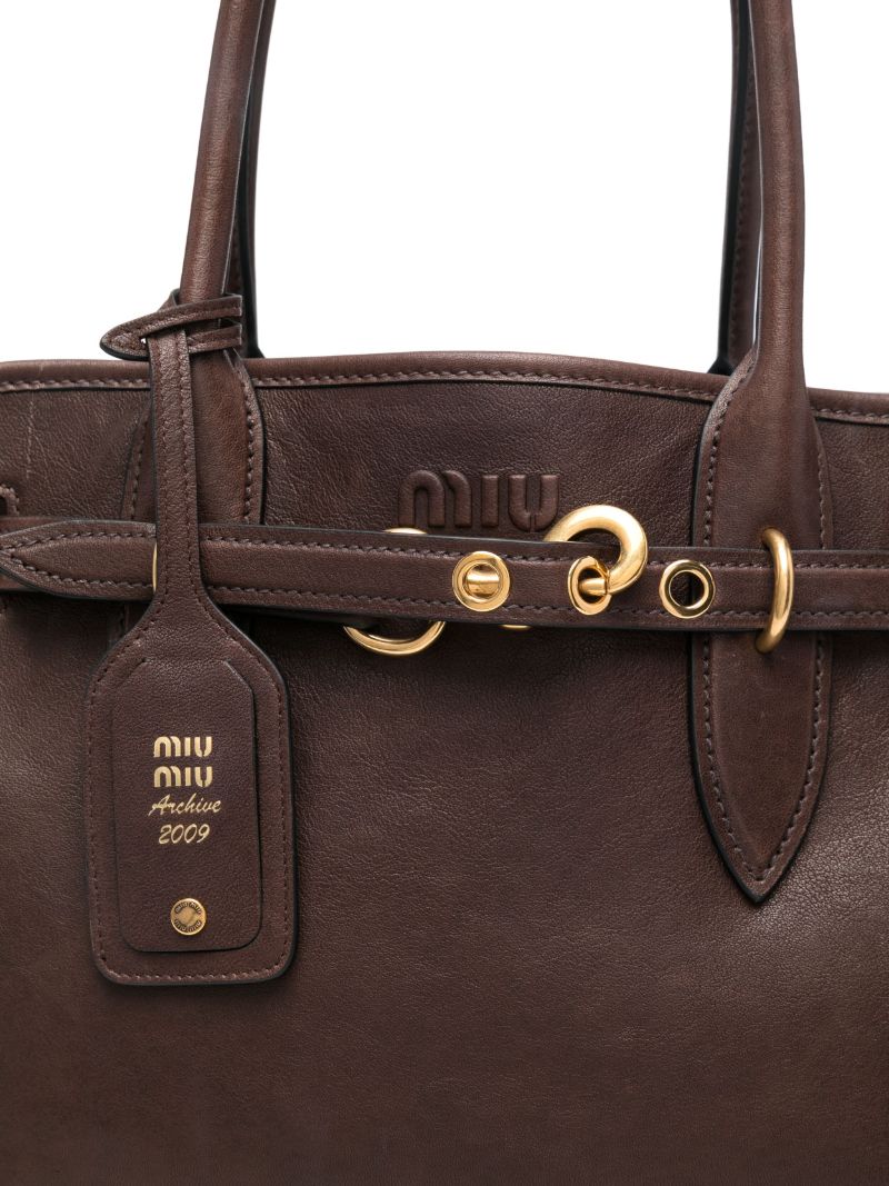 Brown Aventure Tote Bag