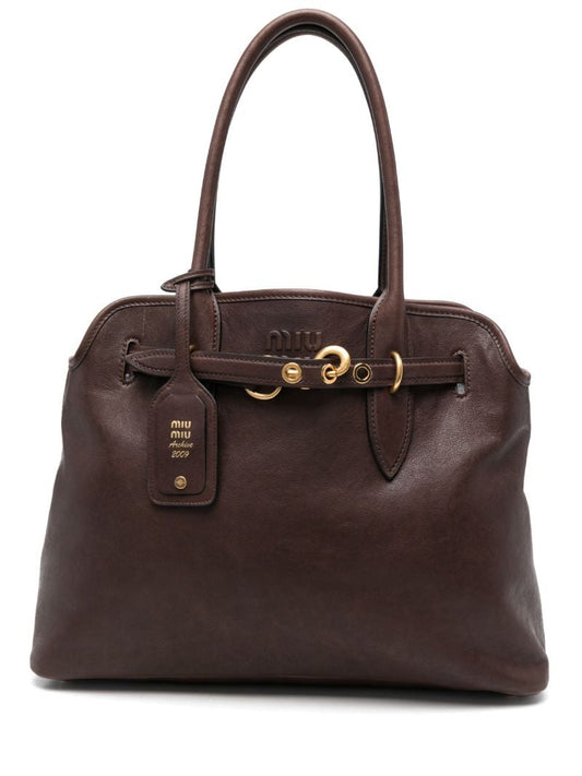 Brown Aventure Tote Bag