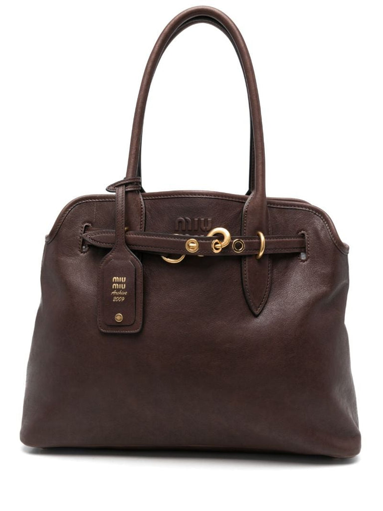 Brown Aventure Tote Bag