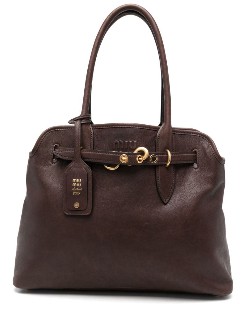 Brown Aventure Tote Bag