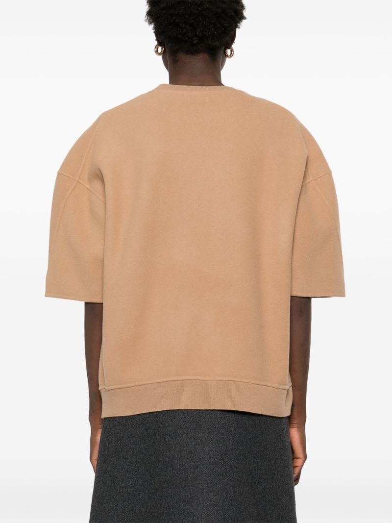 Brown Knitted T-shirt
