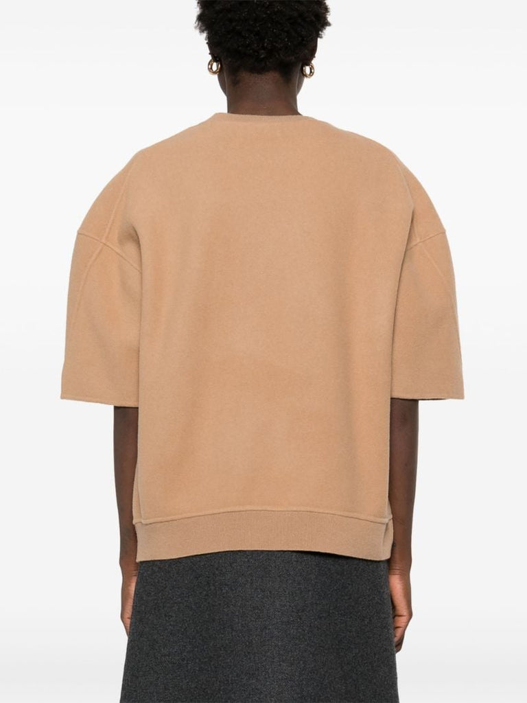 Brown Knitted T-shirt