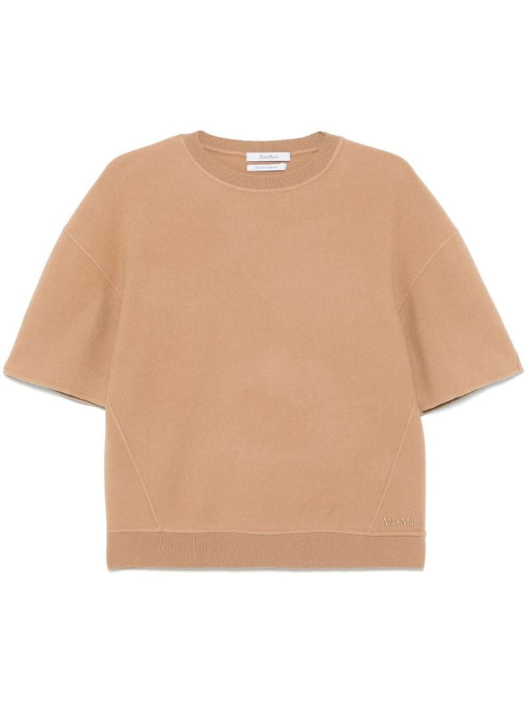 Brown Knitted T-shirt