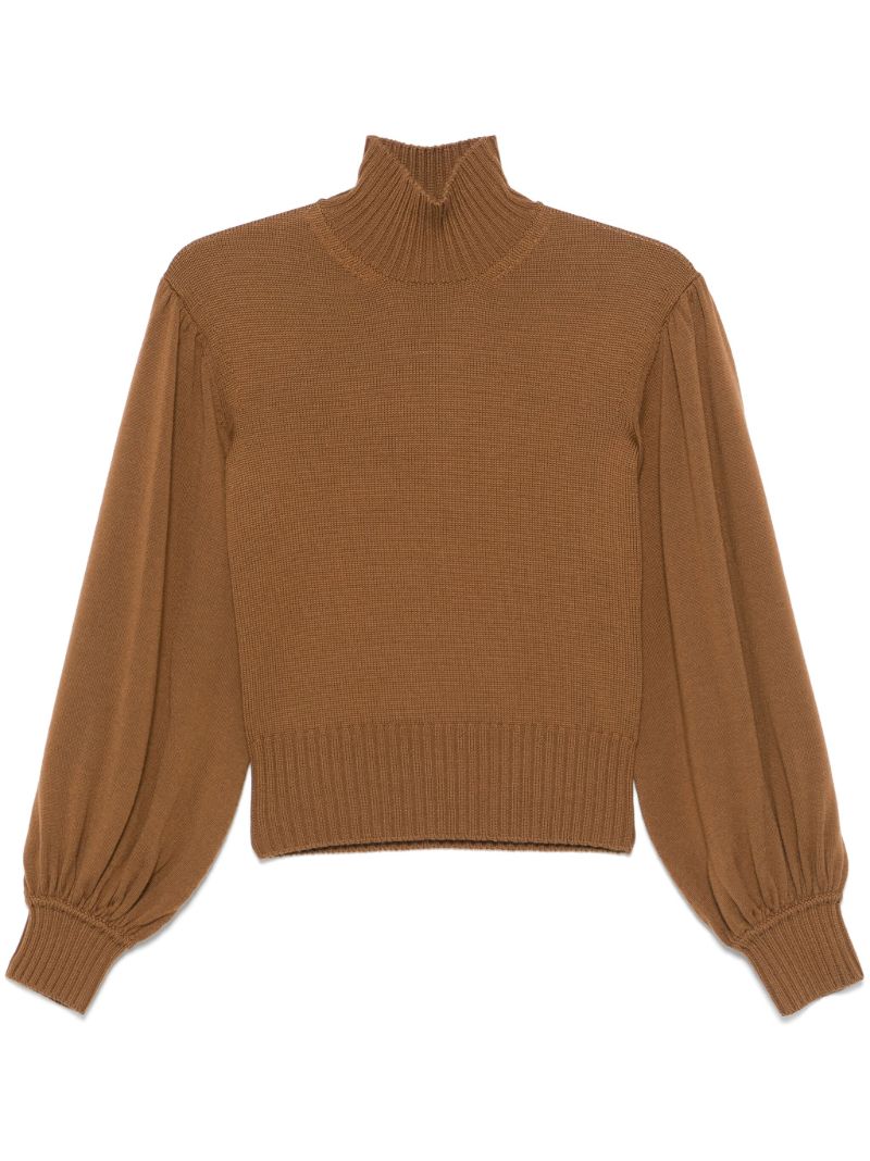 Brown Wool Jumper