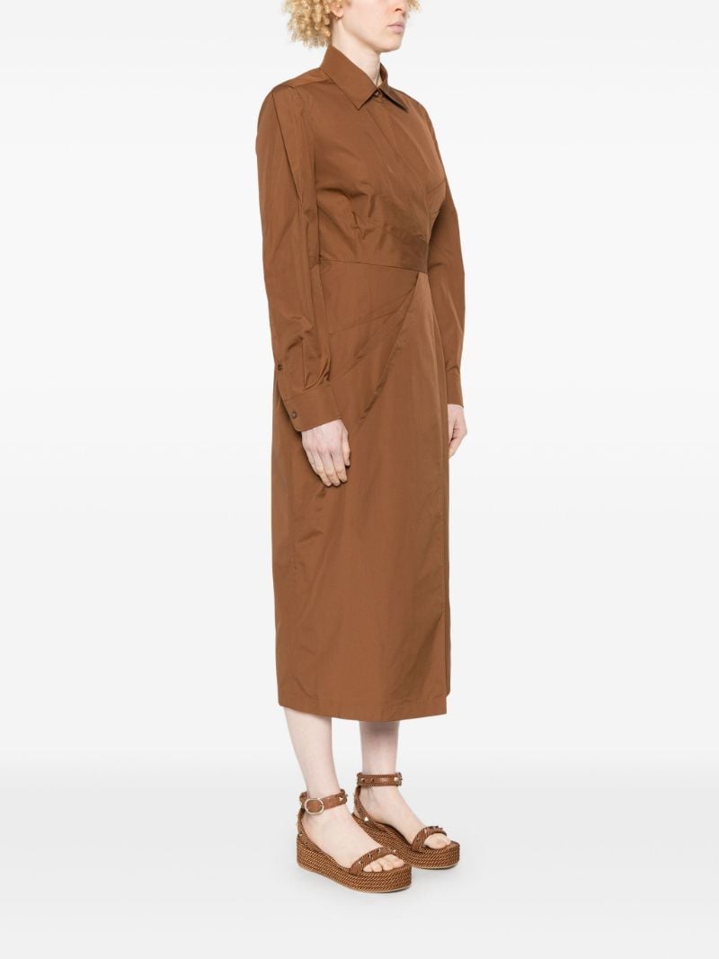 Brown Wrap Dress